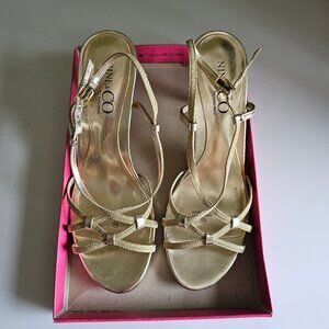 Nine West Heels - Gold-toned - Sz 6.5